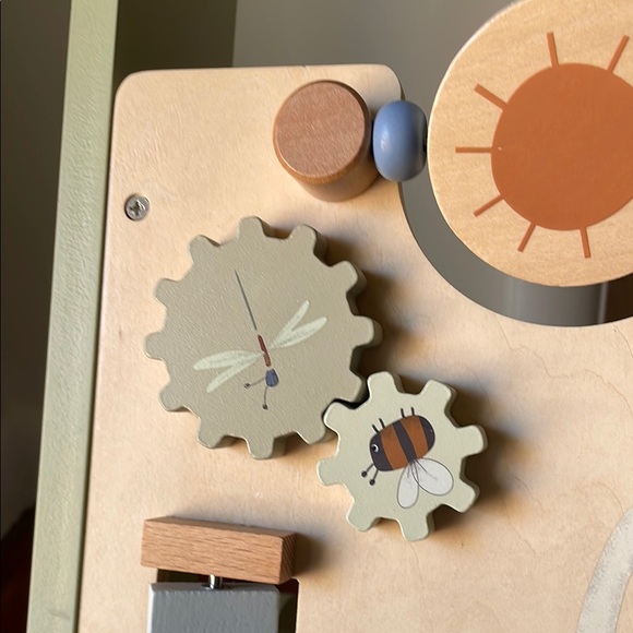 Wooden Activity Walker for Kids - Green - Picture 10 of 11